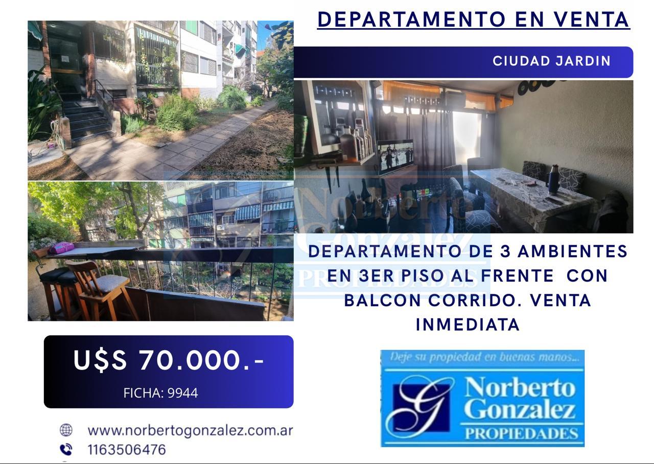 DEPARTAMENTOCIUDAD JARDÍN